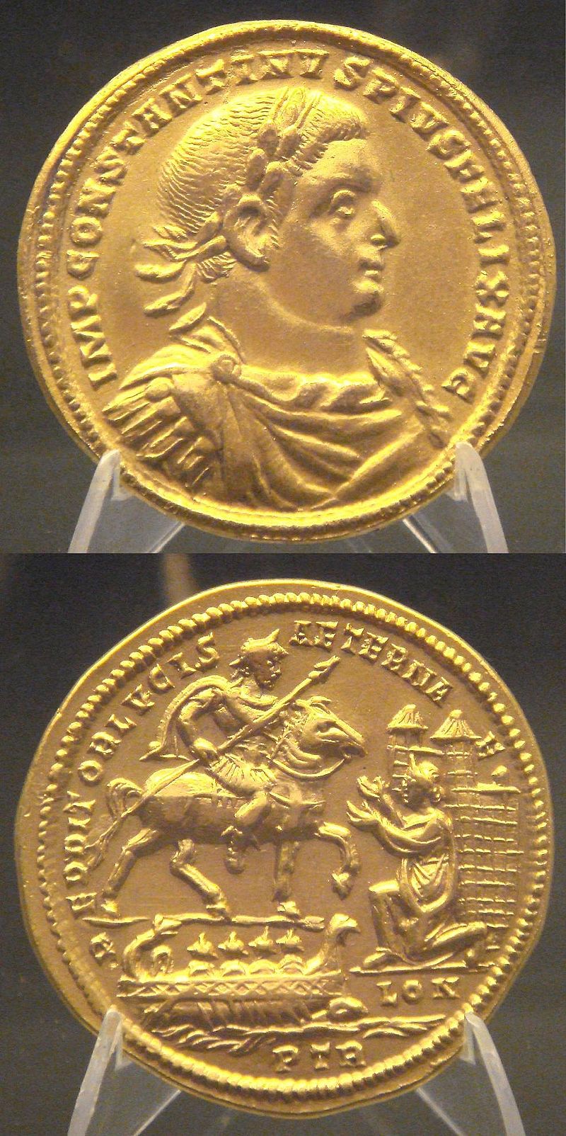 Constantius_I_capturing_London_after_defeating_Allectus_Beaurains_hoard