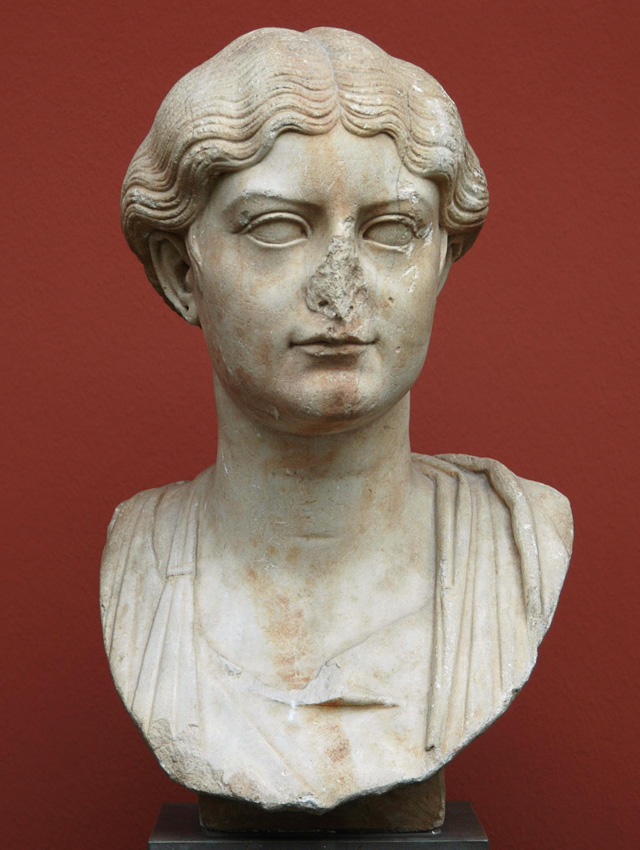 Copenhagen, New Carlsberg Glyptotek. Agrippina the Younger. Marb