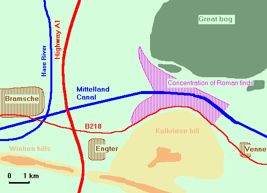 kalkriese_map